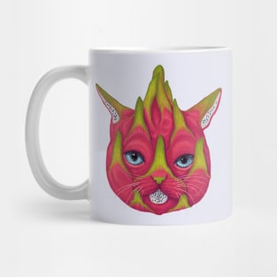 Dragon fruit cat Mug